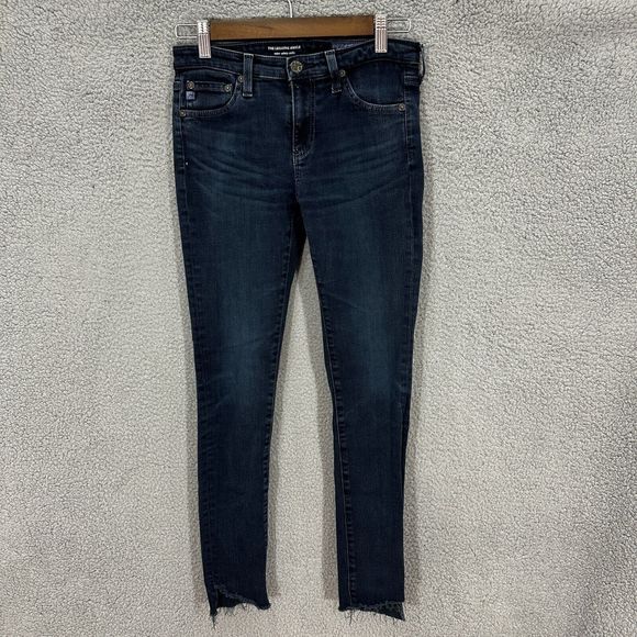 Ag Adriano Goldschmied Denim - AG Adriano Goldschmied The Legging Jeans 26 Blue Super Skinny ankle Stretch y2k